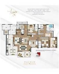 Apartamento Com 3 Dormitórios À Venda, 266 M² Por R$ 2.906.619,00 - Mossunguê - Curitiba/pr - Ap1570