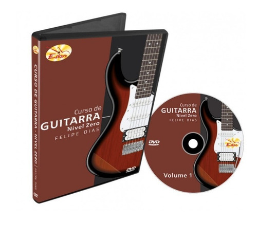 Curso De Guitarra Para Iniciantes Em Dvd - Original- Edon