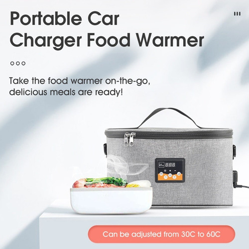 . Calentador De Alimentos For Coche Portátil Forno, 12 V,