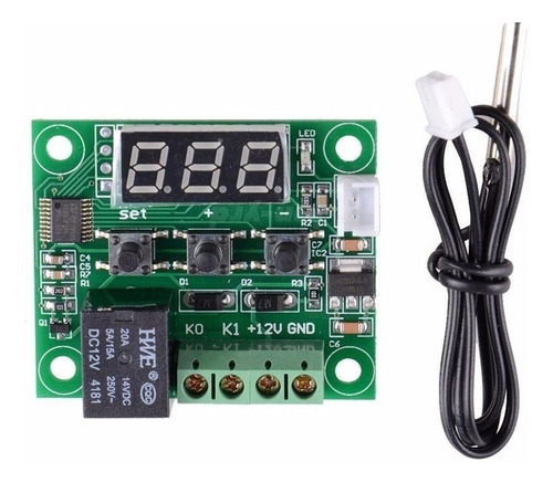 Control De Temperatura Termostato W1209 Display Azul