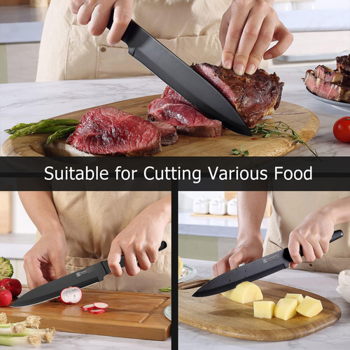 Cuchillo De Trinchar 20 Cm Acero Inoxidable Alto Carbono