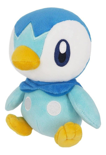 Sanei Pokemon All Star Collection Pp89 - Peluche Piplup De 6