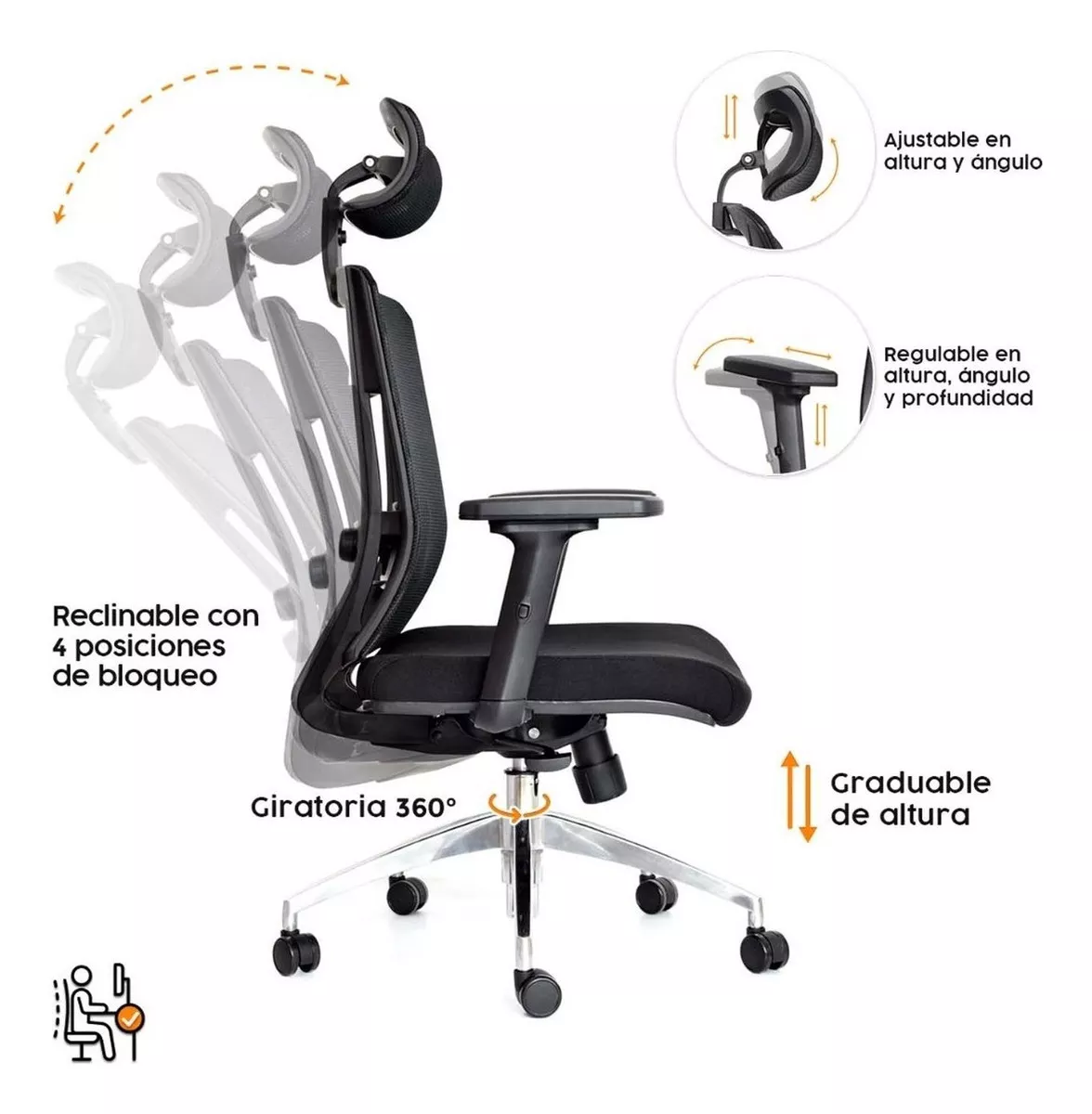 Tercera imagen para búsqueda de ruedas para silla