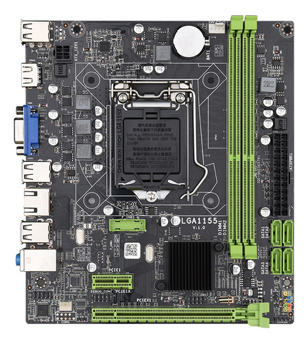 Práctica Placa Base De Computadora De Escritorio H61 Lga1155