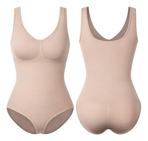 . Body Con Cuello En V For Mujer Con Control De Barriga