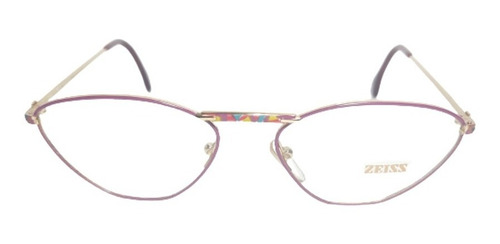 Lente Gafa Anteojo Armazon Receta Zeiss 6609 Morado