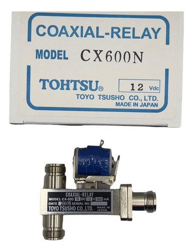 Kit C/02 Rele Antena Coaxial Spdt 12vdc 160ma Cx-600n Tohtsu