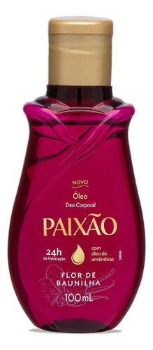 Óleo Corporal Paixão Flor De Baunilha 100ml