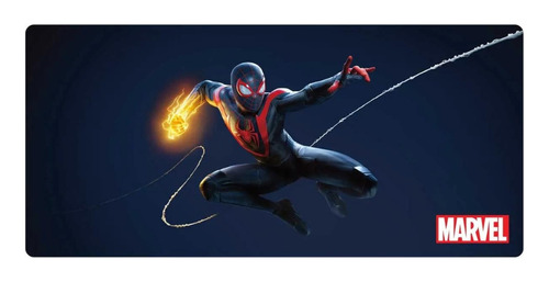 Mouse Pad Marvel Spiderman Gamer Goma Antideslizante Grande