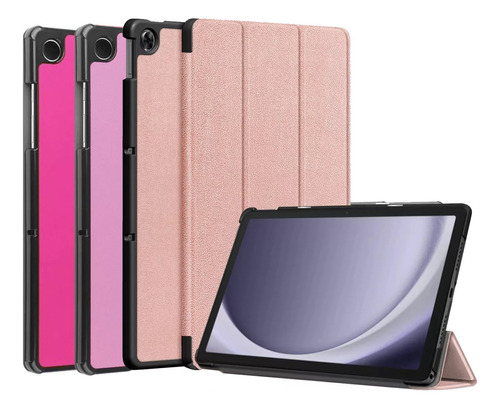 Funda inteligente para tableta Galaxy Tab A9 Plus 11 X210 X216 X218, tonos de color rosa