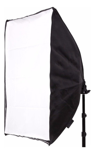 Difusor Fotográfico Softbox Easy Sb E27 50x70 Soft Box Do 50cm Branco Com Interior Prateado 110v/220v