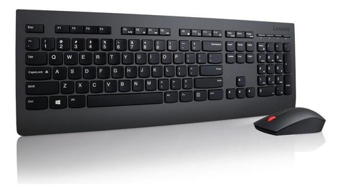 Kit Teclado Y Mouse Inalámbrico Lenovo 4x30h56831 Negro