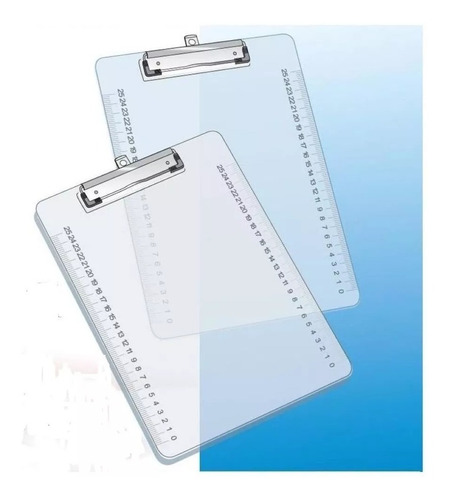 Imagen 1 de 5 de Tabla Porta Block A4 Acrilica Cristal Planilla Portablock