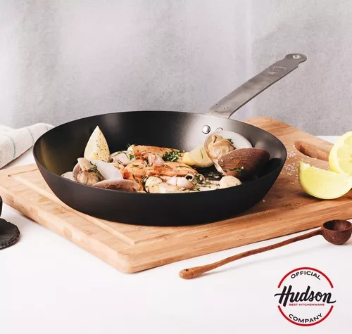 Sartén Acero De Carbono Con Antiadherente - 28 cm — Hudson Cocina