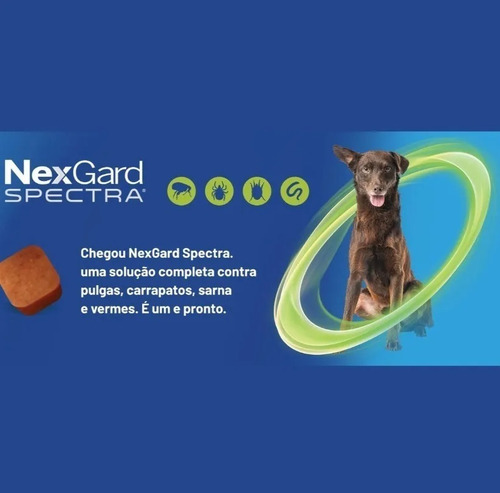 Imagem 2 de 5 de Nex Gard Spectra Para Cães De 30,1 A 60kg - 1 Tablete