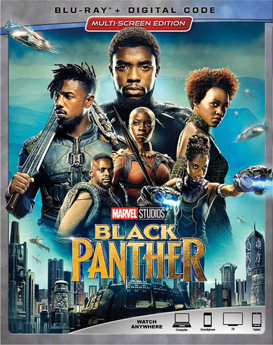 Black Panther Pantera Negra Blu-ray Nuevo Original Importado