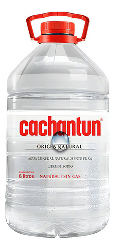 Agua Mineral Cachantun Sin Gas 6 Litros