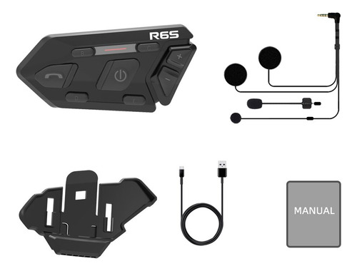 Casco Con Auriculares Walkie Talkie Para Motocicletas, Sopor