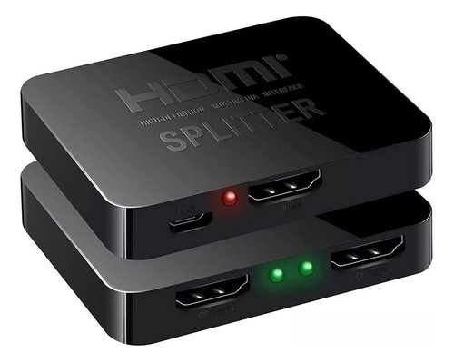 Splitter Switch Hdmi Divisor 4k 1 Entrada Con 2 Salidas