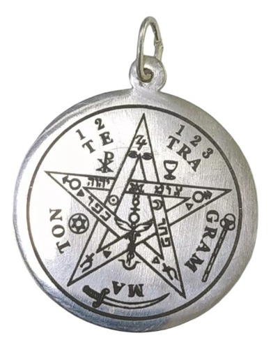 Tetragramaton Grabado En Plata . Petrarca1