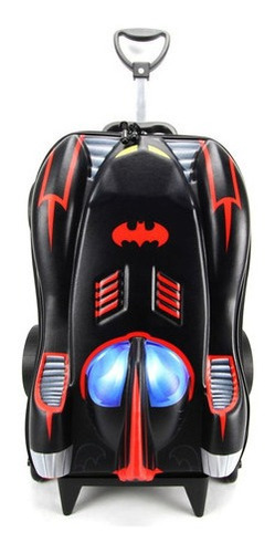 Mochilete Batman Batmovel 3d Maxtoy Diplomata 3805pm19