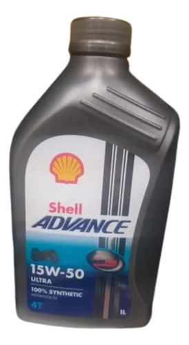 Aceite Shell Advance Ultra 100 % Sintetico 15w-50 Agrobikes