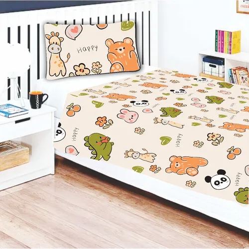 comprar Jogo Lençol Cobre Leito+fronha Quarto Infantil Chuva De Amor