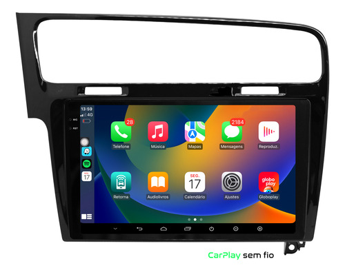 Multimidia Golf 13/2021 Android 4gb 64gb Carplay 9p 4g 2k