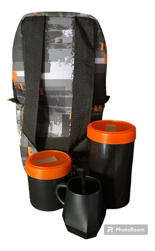 Set Matero Neoprene Con Tiras Largas Tarros Mate Bombilla