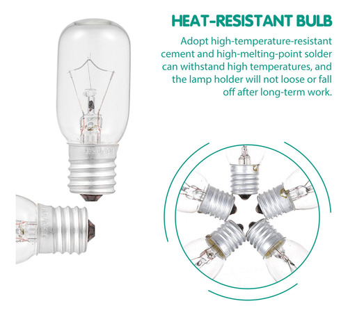 Lámpara Microondas E17 De 40 W, Resistente Al Calor, Para Ho