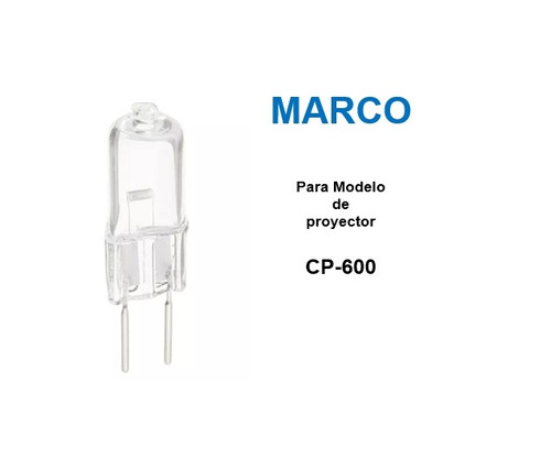 Foco Para Proyector Marco Cp-600  Vida 2000 Hrs