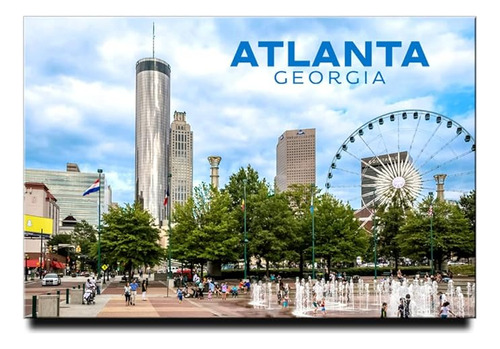 Atlanta Iman Nevera Georgia Recuerdo Viaje