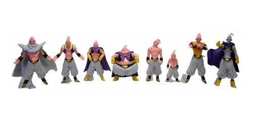 Set 8 Piezas Majin Boo Transformaciones Dragon Ball Z 10cm