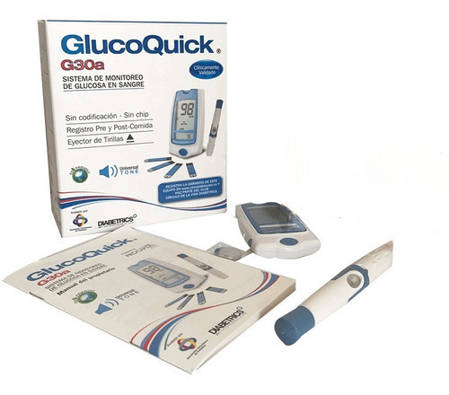 Un Glucómetro Glucoquick G30a Monitoreo De Glucosa