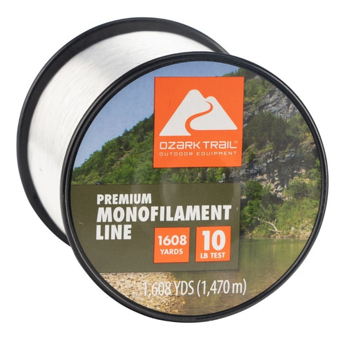 Línea De Pesca De Monofilamento 10lb 1608yardas Ozark Trail