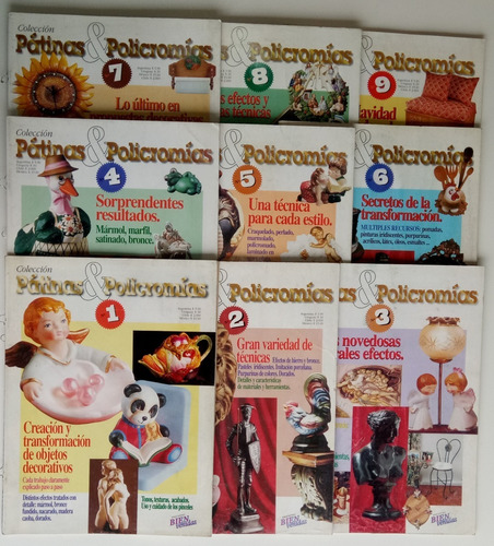 Revista Pátinas Policromías X 9 Colección 96 Nros. 1 Al 9