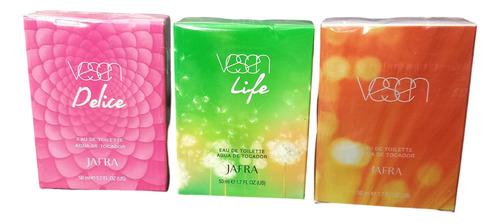 Jafra Vesen Excelente Set De 3 Colonia Para Dama De 100ml
