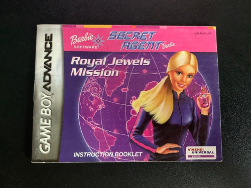 Secret Agent Barbie: Royal Jewels Mission Gba Manual