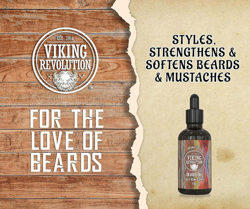 Acondicionador De Aceite De Barba Natural Con Aroma De Ron D