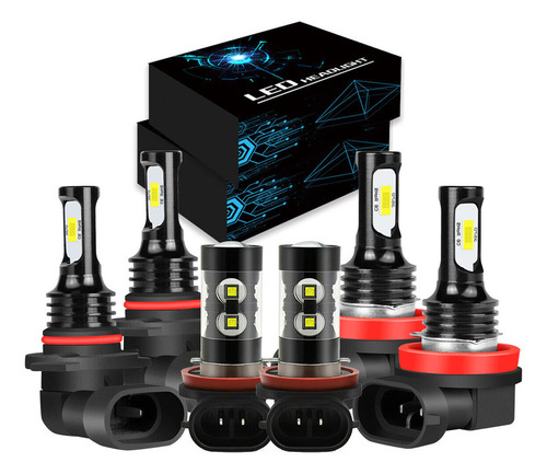 16,000lm 6000k Juego De Focos Led Para Jeep Grand Cherokee