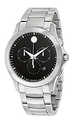 Reloj De Hombre Cronógrafo Movado Masino De Acero Inoxidable