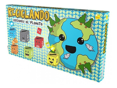 Juego De Mesa Reciclando Cuidando Al Planeta Educativo Niños