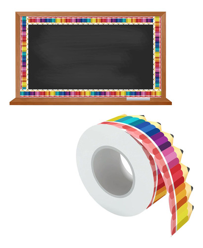 Bordas De Quadro De Avisos De Lápis Bordas De Sala De Aula