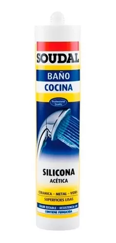 Silicona Baño/Cocina Soudal 300ml