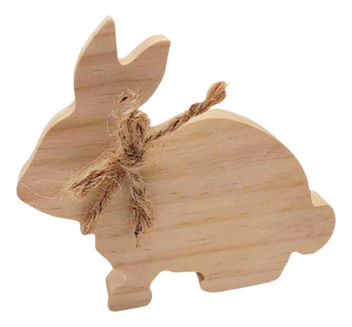 Señal De De Madera, Centro De Mesa De Mesa De Conejo Sin