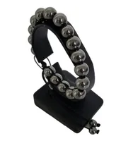 Comprar Pulsera Tejida Macramé A Mano Con Piedra Hematita Original