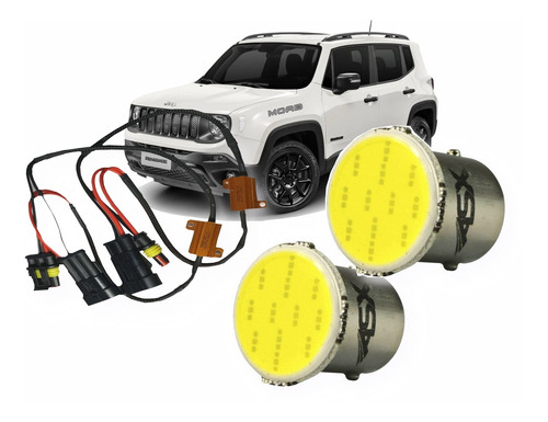 Drl Jeep Renegade Luz Diurna Com Canceller Asx Canbus Led
