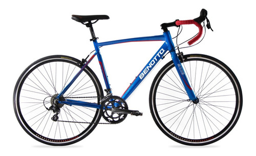 Bicicleta Ruta 590 R700 14v Aluminio Azul Metálico Benotto
