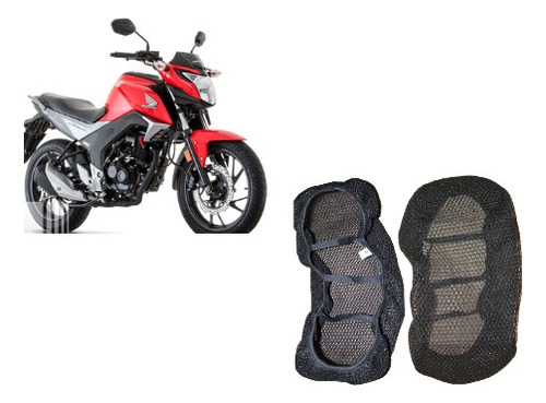 Cubreasiento Malla Mesh Premium Reforzado Honda Cb 160