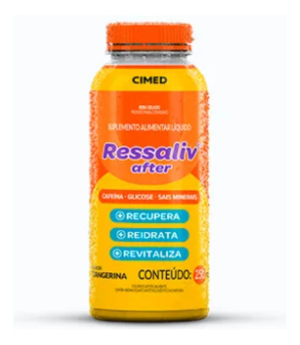 Ressaliv After Sabor Tangerina Cimed 250ml